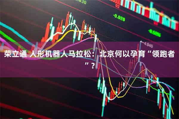 荣立通 人形机器人马拉松：北京何以孕育“领跑者”？