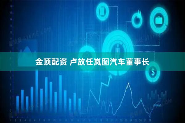 金顶配资 卢放任岚图汽车董事长